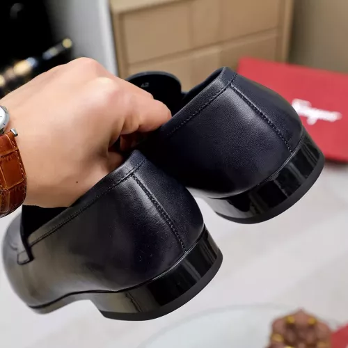 Cheap Salvatore Ferragamo Leather Shoes For Men #1356319 Replica Wholesale [$88.00 USD] [ITEM#1356319] on Replica Salvatore Ferragamo Leather Shoes