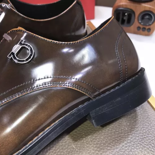 Cheap Salvatore Ferragamo Leather Shoes For Men #1356497 Replica Wholesale [$100.00 USD] [ITEM#1356497] on Replica Salvatore Ferragamo Leather Shoes