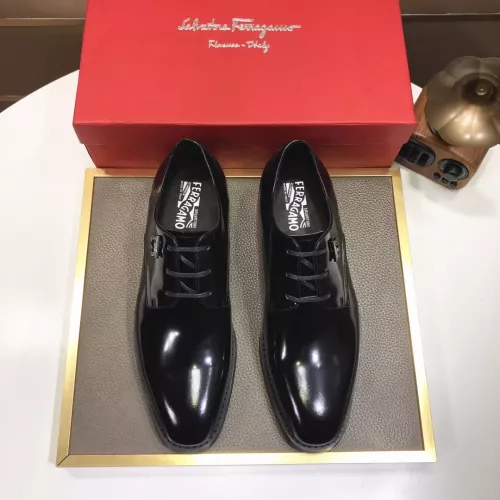 Cheap Salvatore Ferragamo Leather Shoes For Men #1356498 Replica Wholesale [$100.00 USD] [ITEM#1356498] on Replica Salvatore Ferragamo Leather Shoes