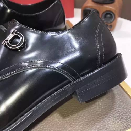 Cheap Salvatore Ferragamo Leather Shoes For Men #1356498 Replica Wholesale [$100.00 USD] [ITEM#1356498] on Replica Salvatore Ferragamo Leather Shoes
