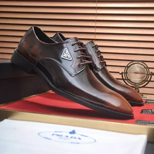 Cheap Prada Leather Shoes For Men #1356519 Replica Wholesale [$100.00 USD] [ITEM#1356519] on Replica Prada Leather Shoes