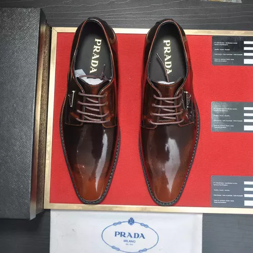Cheap Prada Leather Shoes For Men #1356519 Replica Wholesale [$100.00 USD] [ITEM#1356519] on Replica Prada Leather Shoes
