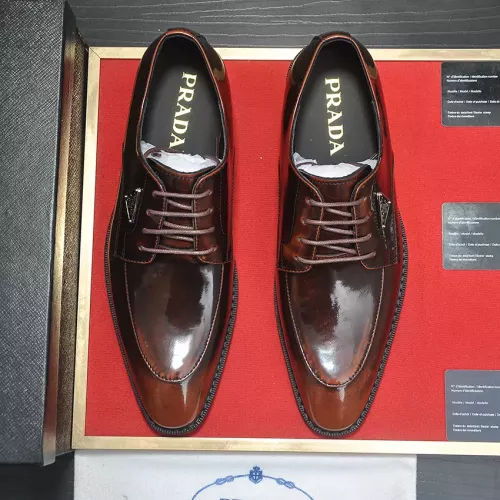 Cheap Prada Leather Shoes For Men #1356521 Replica Wholesale [$100.00 USD] [ITEM#1356521] on Replica Prada Leather Shoes