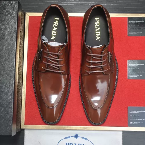 Cheap Prada Leather Shoes For Men #1356523 Replica Wholesale [$100.00 USD] [ITEM#1356523] on Replica Prada Leather Shoes