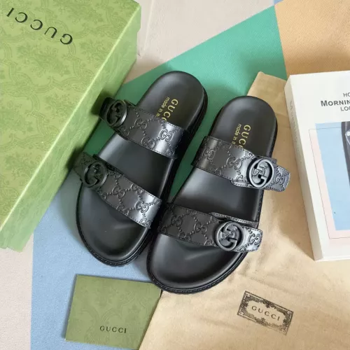 Cheap Gucci Slippers For Men #1356666 Replica Wholesale [$60.00 USD] [ITEM#1356666] on Replica Gucci Slippers