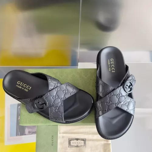 Cheap Gucci Slippers For Men #1356668 Replica Wholesale [$60.00 USD] [ITEM#1356668] on Replica Gucci Slippers