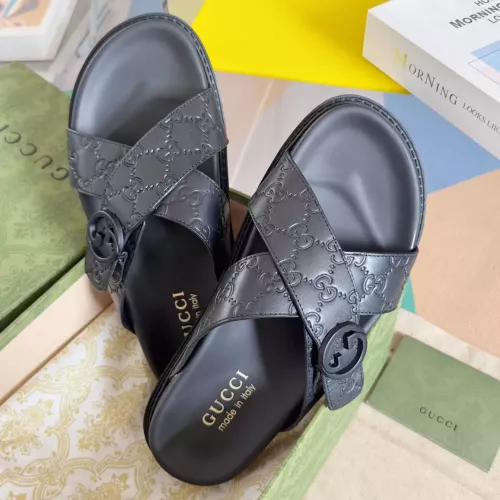 Cheap Gucci Slippers For Men #1356668 Replica Wholesale [$60.00 USD] [ITEM#1356668] on Replica Gucci Slippers