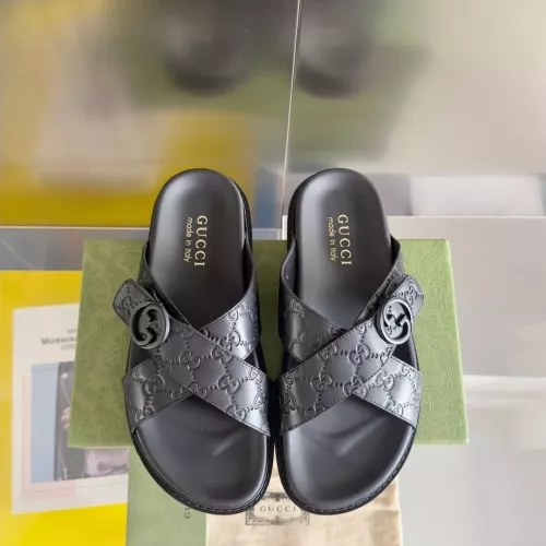 Cheap Gucci Slippers For Men #1356668 Replica Wholesale [$60.00 USD] [ITEM#1356668] on Replica Gucci Slippers