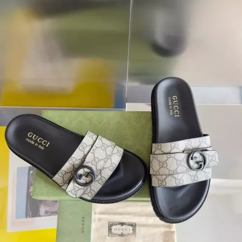 Cheap Gucci Slippers For Men #1356674 Replica Wholesale [$60.00 USD] [ITEM#1356674] on Replica Gucci Slippers