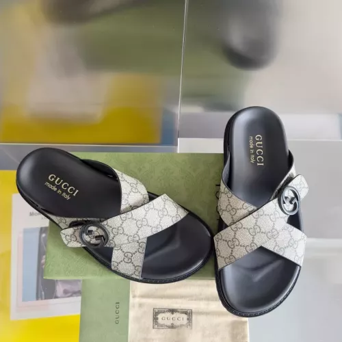 Cheap Gucci Slippers For Men #1356676 Replica Wholesale [$60.00 USD] [ITEM#1356676] on Replica Gucci Slippers