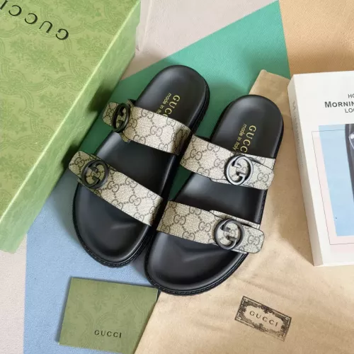 Cheap Gucci Slippers For Men #1356677 Replica Wholesale [$60.00 USD] [ITEM#1356677] on Replica Gucci Slippers