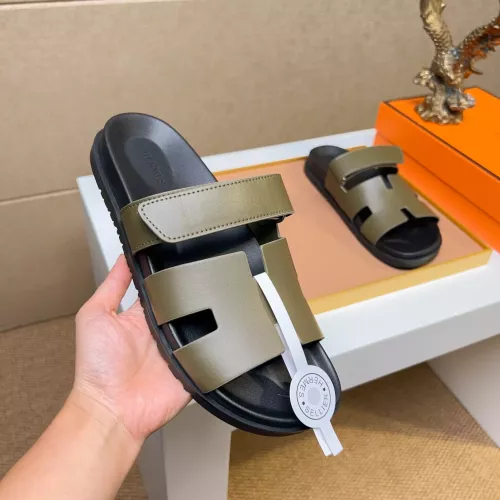 Cheap Hermes Slippers For Men #1356873 Replica Wholesale [$56.00 USD] [ITEM#1356873] on Replica Hermes Slippers