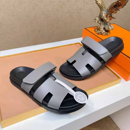 Cheap Hermes Slippers For Men #1356881 Replica Wholesale [$56.00 USD] [ITEM#1356881] on Replica Hermes Slippers