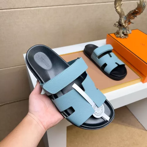 Cheap Hermes Slippers For Men #1356889 Replica Wholesale [$56.00 USD] [ITEM#1356889] on Replica Hermes Slippers