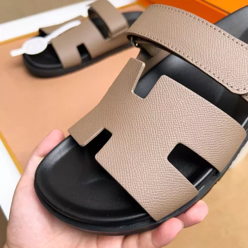 Cheap Hermes Slippers For Men #1356905 Replica Wholesale [$56.00 USD] [ITEM#1356905] on Replica Hermes Slippers