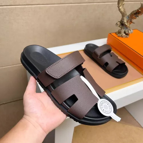 Cheap Hermes Slippers For Men #1356908 Replica Wholesale [$56.00 USD] [ITEM#1356908] on Replica Hermes Slippers