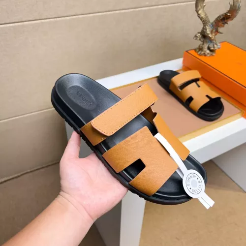 Cheap Hermes Slippers For Men #1356910 Replica Wholesale [$56.00 USD] [ITEM#1356910] on Replica Hermes Slippers