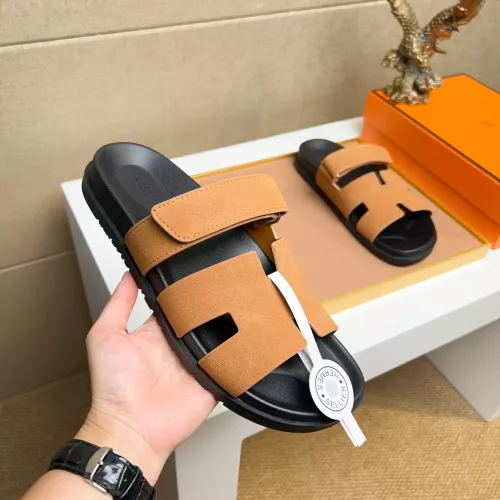 Cheap Hermes Slippers For Men #1356928 Replica Wholesale [$56.00 USD] [ITEM#1356928] on Replica Hermes Slippers