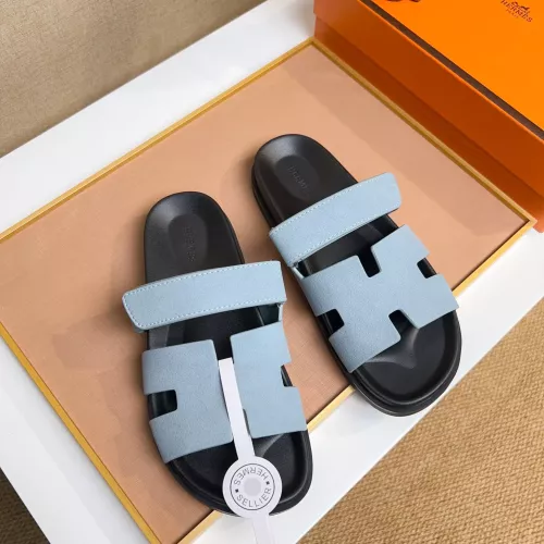 Cheap Hermes Slippers For Men #1356933 Replica Wholesale [$56.00 USD] [ITEM#1356933] on Replica Hermes Slippers