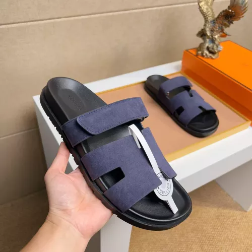Cheap Hermes Slippers For Men #1356936 Replica Wholesale [$56.00 USD] [ITEM#1356936] on Replica Hermes Slippers