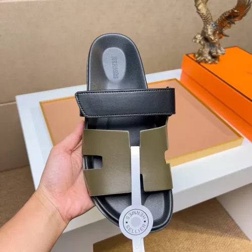 Cheap Hermes Slippers For Men #1356946 Replica Wholesale [$56.00 USD] [ITEM#1356946] on Replica Hermes Slippers