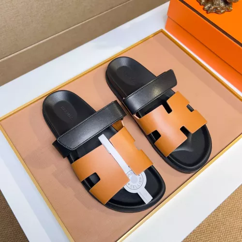 Cheap Hermes Slippers For Men #1356950 Replica Wholesale [$56.00 USD] [ITEM#1356950] on Replica Hermes Slippers