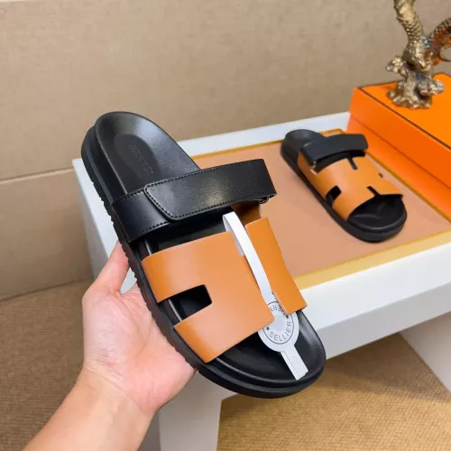 Cheap Hermes Slippers For Men #1356950 Replica Wholesale [$56.00 USD] [ITEM#1356950] on Replica Hermes Slippers