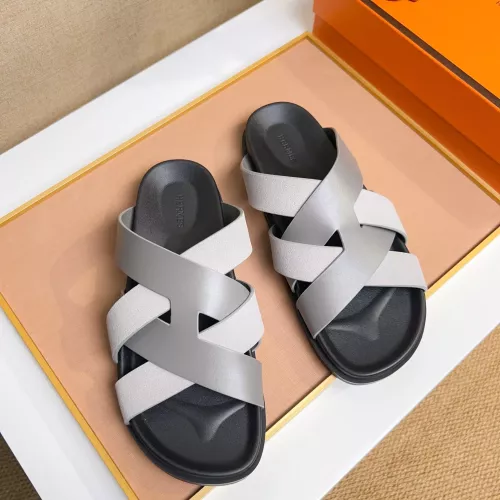 Cheap Hermes Slippers For Men #1356969 Replica Wholesale [$56.00 USD] [ITEM#1356969] on Replica Hermes Slippers