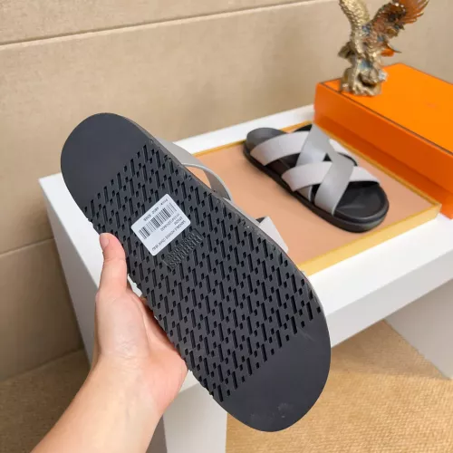 Cheap Hermes Slippers For Men #1356969 Replica Wholesale [$56.00 USD] [ITEM#1356969] on Replica Hermes Slippers