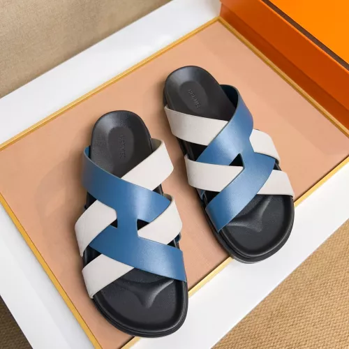 Cheap Hermes Slippers For Men #1356974 Replica Wholesale [$56.00 USD] [ITEM#1356974] on Replica Hermes Slippers
