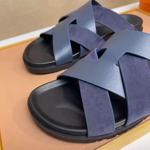 Cheap Hermes Slippers For Men #1356976 Replica Wholesale [$56.00 USD] [ITEM#1356976] on Replica Hermes Slippers