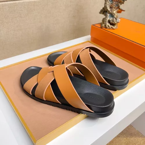 Cheap Hermes Slippers For Men #1356982 Replica Wholesale [$56.00 USD] [ITEM#1356982] on Replica Hermes Slippers