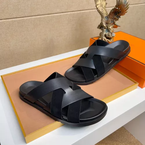 Cheap Hermes Slippers For Men #1356993 Replica Wholesale [$56.00 USD] [ITEM#1356993] on Replica Hermes Slippers