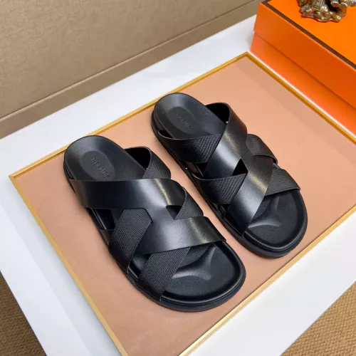 Cheap Hermes Slippers For Men #1357002 Replica Wholesale [$56.00 USD] [ITEM#1357002] on Replica Hermes Slippers