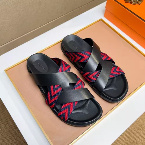 Cheap Hermes Slippers For Men #1357005 Replica Wholesale [$56.00 USD] [ITEM#1357005] on Replica Hermes Slippers