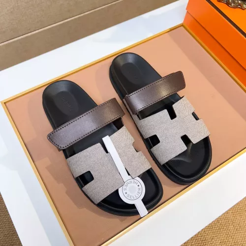 Cheap Hermes Slippers For Men #1357096 Replica Wholesale [$56.00 USD] [ITEM#1357096] on Replica Hermes Slippers