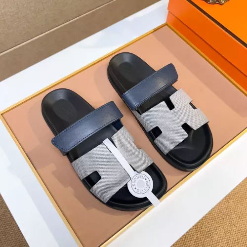 Cheap Hermes Slippers For Men #1357100 Replica Wholesale [$56.00 USD] [ITEM#1357100] on Replica Hermes Slippers