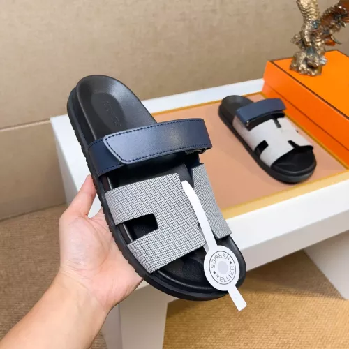 Cheap Hermes Slippers For Men #1357100 Replica Wholesale [$56.00 USD] [ITEM#1357100] on Replica Hermes Slippers