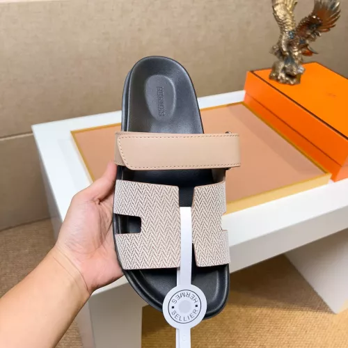 Cheap Hermes Slippers For Men #1357103 Replica Wholesale [$56.00 USD] [ITEM#1357103] on Replica Hermes Slippers