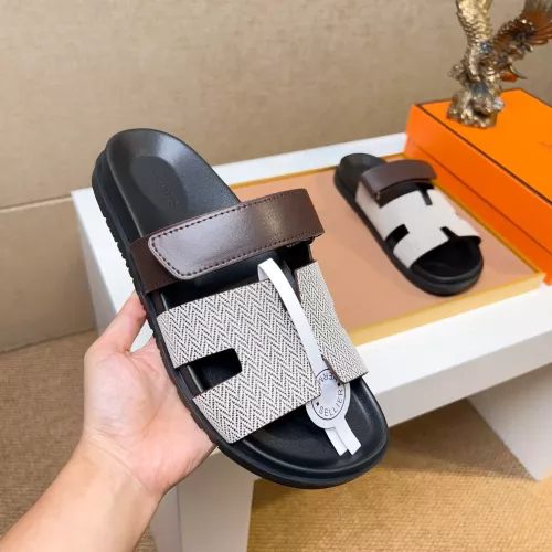 Cheap Hermes Slippers For Men #1357107 Replica Wholesale [$56.00 USD] [ITEM#1357107] on Replica Hermes Slippers