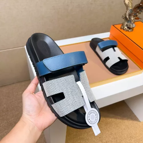 Cheap Hermes Slippers For Men #1357109 Replica Wholesale [$56.00 USD] [ITEM#1357109] on Replica Hermes Slippers