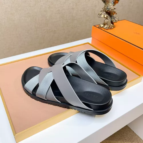 Cheap Hermes Slippers For Men #1357111 Replica Wholesale [$56.00 USD] [ITEM#1357111] on Replica Hermes Slippers