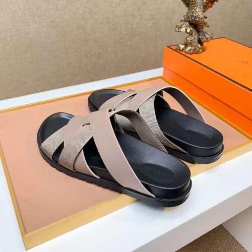 Cheap Hermes Slippers For Men #1357113 Replica Wholesale [$56.00 USD] [ITEM#1357113] on Replica Hermes Slippers