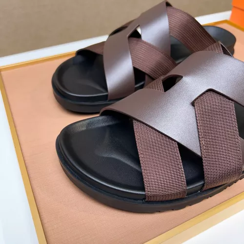 Cheap Hermes Slippers For Men #1357115 Replica Wholesale [$56.00 USD] [ITEM#1357115] on Replica Hermes Slippers