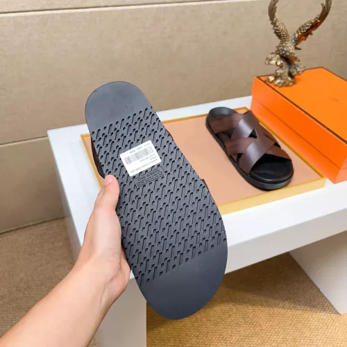 Cheap Hermes Slippers For Men #1357115 Replica Wholesale [$56.00 USD] [ITEM#1357115] on Replica Hermes Slippers