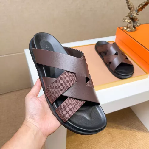 Cheap Hermes Slippers For Men #1357115 Replica Wholesale [$56.00 USD] [ITEM#1357115] on Replica Hermes Slippers