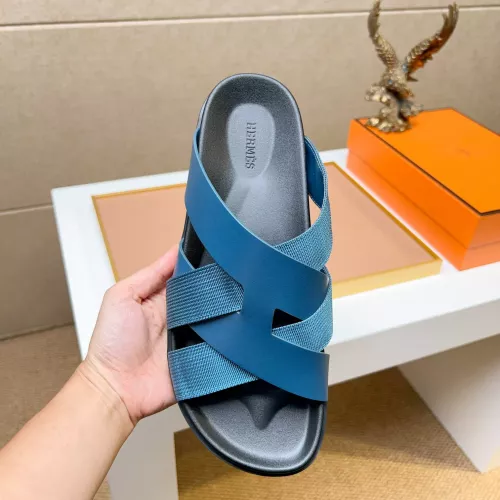 Cheap Hermes Slippers For Men #1357117 Replica Wholesale [$56.00 USD] [ITEM#1357117] on Replica Hermes Slippers