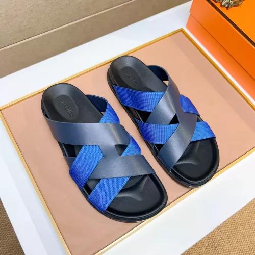 Cheap Hermes Slippers For Men #1357123 Replica Wholesale [$56.00 USD] [ITEM#1357123] on Replica Hermes Slippers