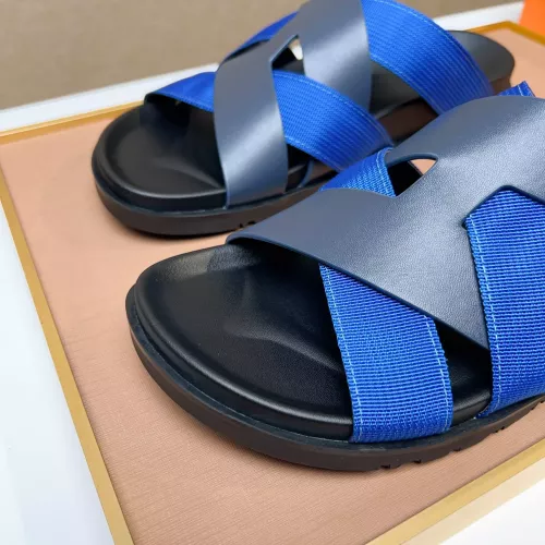 Cheap Hermes Slippers For Men #1357123 Replica Wholesale [$56.00 USD] [ITEM#1357123] on Replica Hermes Slippers