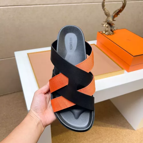 Cheap Hermes Slippers For Men #1357129 Replica Wholesale [$56.00 USD] [ITEM#1357129] on Replica Hermes Slippers